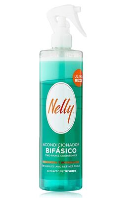 Nelly Professional Two Phase Conditioner For Curly Hair- Kıvırcık Saçlar için Yeşil Çay Özlü Sıvı Saç Kremi 400 ml