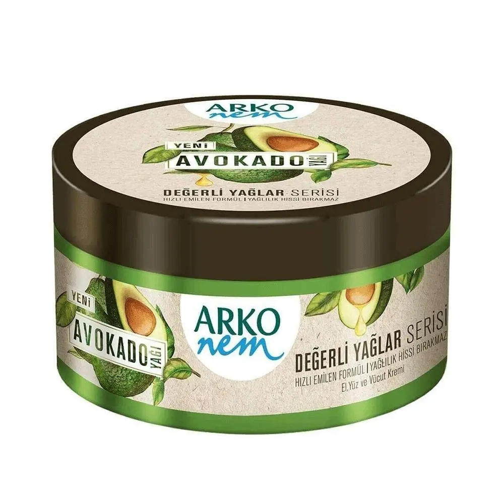 Arko Nem Değerli Yağlar Avokado Krem 250 ml - Arko