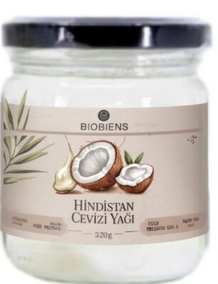 Biobiens Hindistan Cevizi Yağı 320 gr - 1
