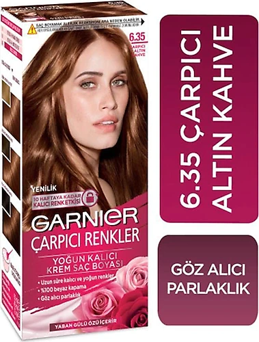 Garnier Çarpıcı Renkler Saç Boyası 6.35 Çarpıcı Altın Kahve - 2