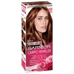 Garnier - Garnier Çarpıcı Renkler Saç Boyası 6.35 Çarpıcı Altın Kahve