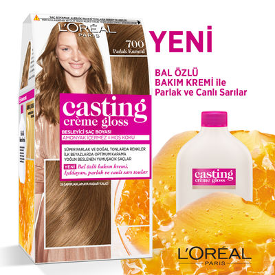 L'Oréal Paris Casting Crème Gloss Saç Boyası 700 Parlak Kumral - 2