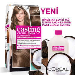 L'Oréal Paris Casting Crème Gloss Saç Boyası 613 Sütlü Kahve - Thumbnail