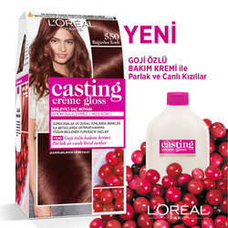 Loreal Paris - Casting Crème Gloss Saç Boyası 550 Böğürtlen Kızılı