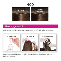 L'Oréal Paris Casting Crème Gloss Saç Boyası 400 Kestane - 3