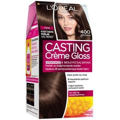 L'Oréal Paris Casting Crème Gloss Saç Boyası 400 Kestane - 1