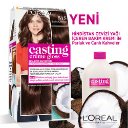 L'Oréal Paris Casting Crème Gloss Saç Boyası 515 Buzlu Çikolata - Thumbnail