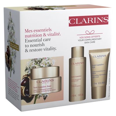 Clarins Essential Care to Nourish& Restore Vitality Cilt Bakım Seti