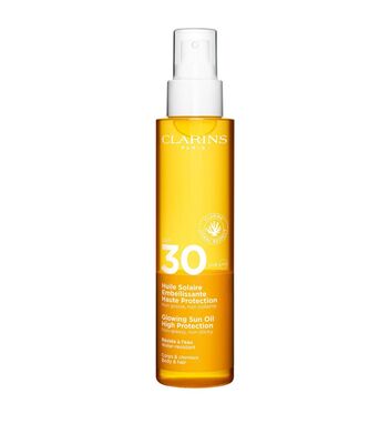 Clarins Glowing Sun Oil Spf 30 Vücut Yağı 150 ml - 1