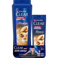 Clear - Clear Men Saç Dökülme Karşıtı Şampuan 485 ml + 180 ml