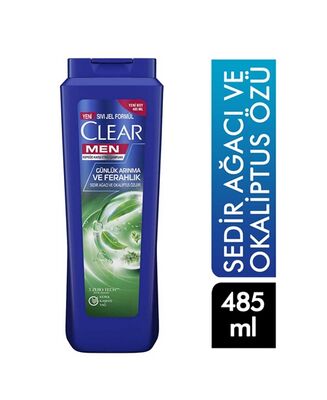 Clear Men Günlük Arınma ve Ferahlık Şampuan 485 ml