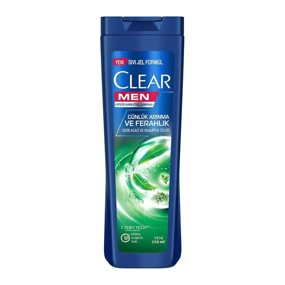 Clear Men Günlük Arınma ve Ferahlık Şampuan 350 ml