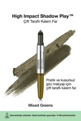Clinique High Impact Çift Taraflı Göz Farı 02 Mixed Greens - 2