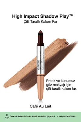 Clinique High Impact Çift Taraflı Göz Farı 04 Cafe Au Lait - 3