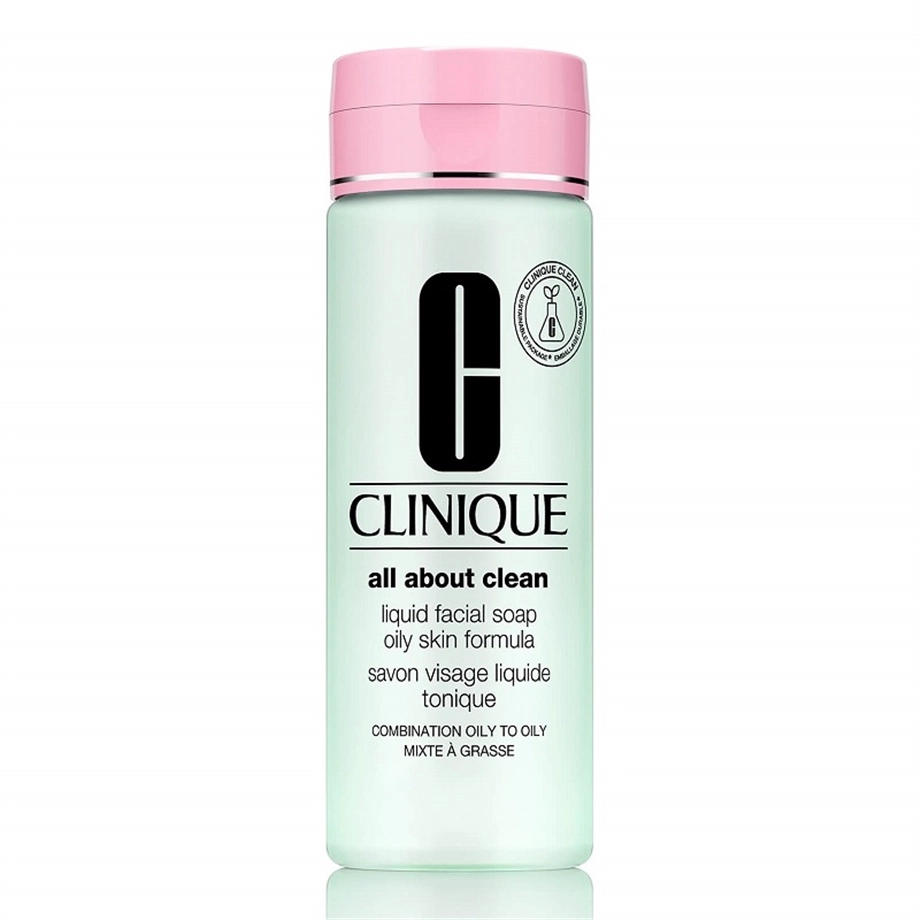 Clinique Liquid Facial Soap Oily Skin- Yağlı Ciltler için Likit Yüz Temizleyici 200 ml