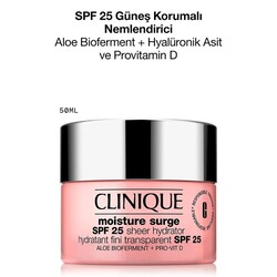 Clinique Moisture Surge Spf 25 Sheer Hydrator Nemlendirici 50 ml - Thumbnail