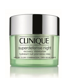 Clinique Superdefense Night Recovery Moisturizer Very Dry To Dry Combination Gece Kremi 50 ml - Clinique