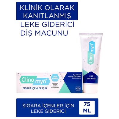 Clinomyn Diş Macunu Sigara İçenler İçin 75 ml - 2