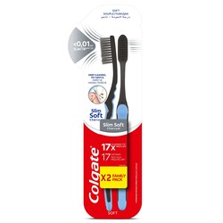 Colgate - Colgate 17X Slim Soft Charcoal Diş Fırçası 2 Adet