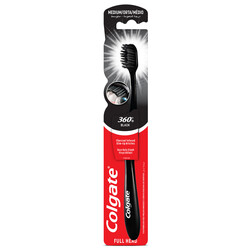 Colgate 360 Black Medium Orta Diş Fırçası - Colgate