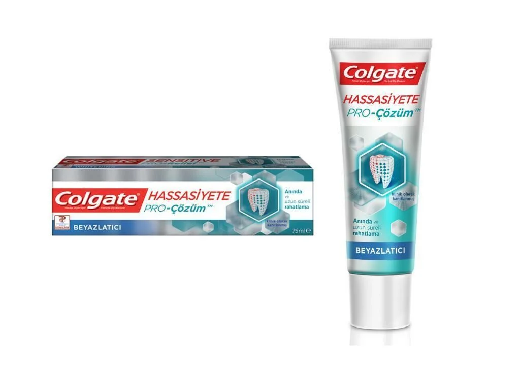 Colgate - Colgate Sensitive Pro-Relief Hassasiyete Pro Çözüm Beyazlatıcı Diş Macunu 75 ml