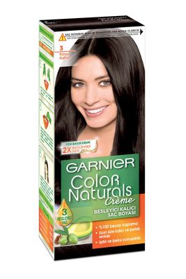 Garnier Color Naturals Saç Boyası 3 Koyu Kahve - 9