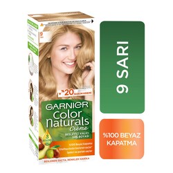 Garnier - Garnier Color Naturals Saç Boyası 9 Sarı