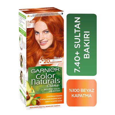Garnier Color Naturals Creme Saç Boyası 7.40 Sultan Bakırı