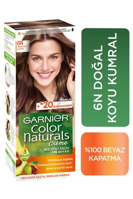 Granier Color Naturals Saç Boyası 6N Doğal Koyu Kumral - 1