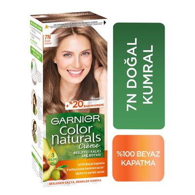 Garnier Color Naturals Saç Boyası 7N Doğal Kumral - 1