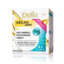 Delia Cosmetics - Delia Cosmetics Argan Care Anti-Wrinkle Face Cream Hyaluron Acid