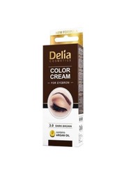 Delia Cosmetics - Delia Cosmetics Cream For Eyebrows 3.0 Dark Brown With Argan