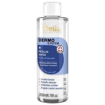 Delia Cosmetics Dermo System Yüz ve Göz Çevresi Micellar Su 200 ml