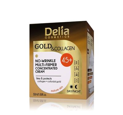 Delia Cosmetics Gold Collagen Cream 45 + 50 ml