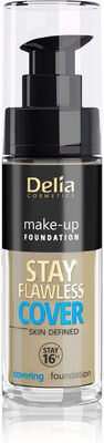 Delia Cosmetics Stay Flawless Cover Skin Defined Covering Fondöten 506 Coffe