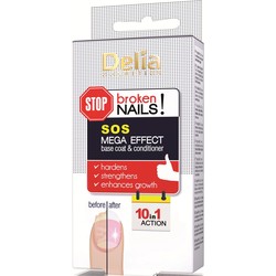 Delia Cosmetics Stop/Help For Nails Nail Conditioner Sos Mega Effect 11 ml - Thumbnail