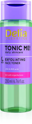 Delia Cosmetics Tonic Me Exfoliating Face Toner - Pullanma Karşıtı Tonik 200 ml