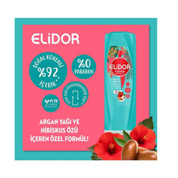 Elidor Argan Yağı Hibiskus Özü Dökülme Karşıtı Saç Kremi 350 ml - Thumbnail