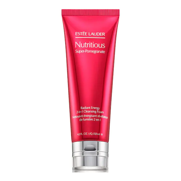 Estee Lauder - Estee Lauder Nutritious Super-Pomegranate Radiant Energy 2-in-1 Yüz Temizleme Köpüğü 125 ml 