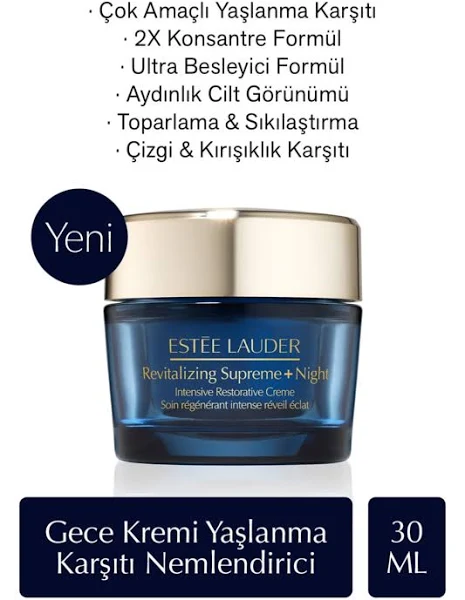 Estee Lauder Revitalizing Supreme Night- Gece Bakım Kremi 30 ml - Thumbnail