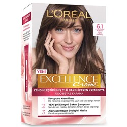 Excellence - L'Oréal Paris Excellence Creme Saç Boyası 6.1 Küllü Açık Kahve
