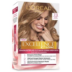 L'Oreal Paris Excellence Creme Saç Boyası 7.3 Altın Kumral - 1