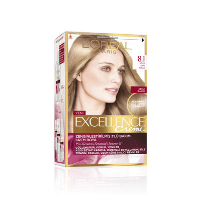 Loreal Paris Excellence Creme 8.1 Küllü Koyu Sarı