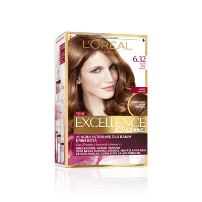 Loreal Paris Excellence Creme 6.32 Altın Açık Kahve