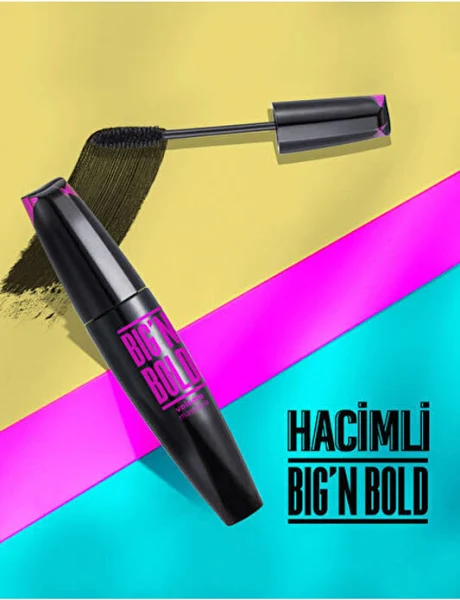 Flormar Big N Bold Volume Maskara Black - Thumbnail