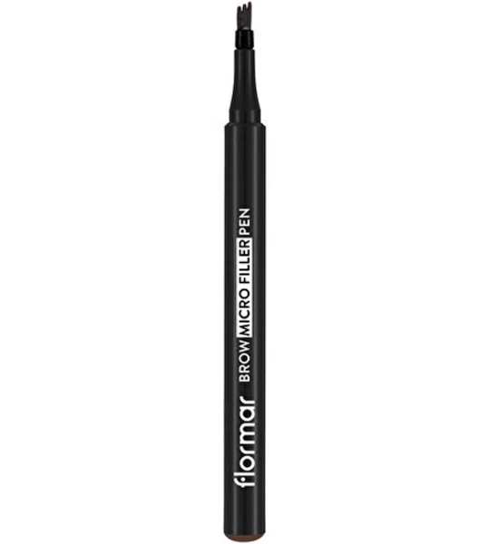 Flormar - Flormar Brow Micro Filler Pen Kaş Doldurucu Kalem 04 Deep Brown