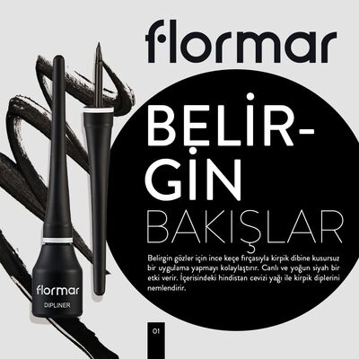 Flormar Dipliner Black - 3