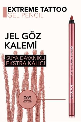 Flormar Extreme Tattoo Gel Pencil Göz Kalemi 09 Pink Star - 2
