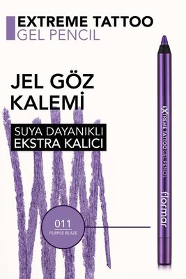 Flormar Extreme Tattoo Gel Pencil Göz Kalemi 11 Purple Blaze