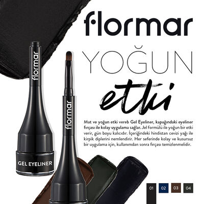 Flormar Gel Eyeliner 04 Forest Green